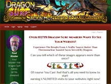 Tablet Screenshot of dragonsurf.com